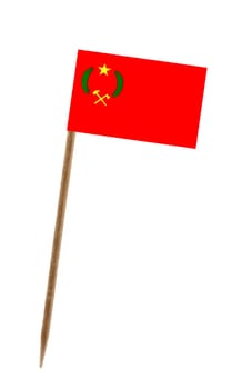 Tooth pick wit a small paper flag of Congo