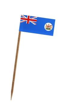 Tooth pick wit a small paper flag of Hongkong