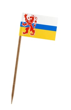 Tooth pick wit a small paper flag of Limburg