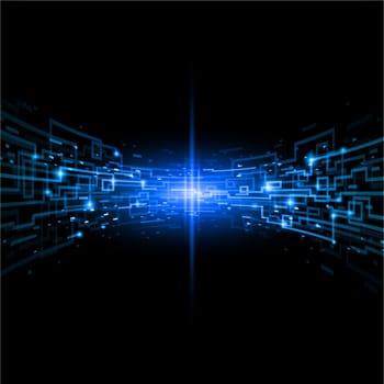 Internet concept, communication, technology-style background. Illustration for design