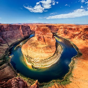 Horse Shoe Bend at Utah, USA