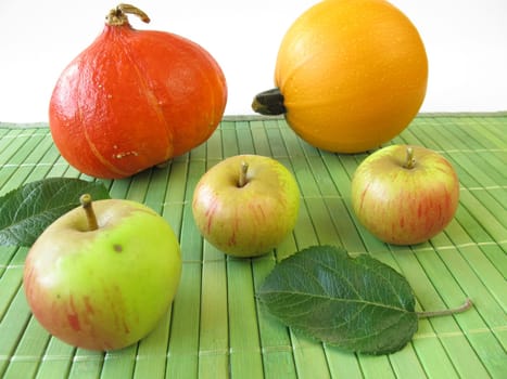 Apples and pumpkins