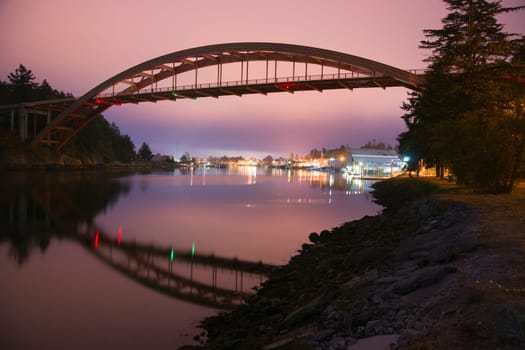The Rainbow Bridge over the Swinomish Channel