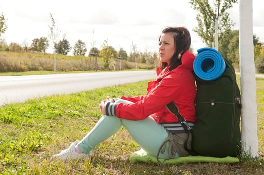 Roadside hitchhiker