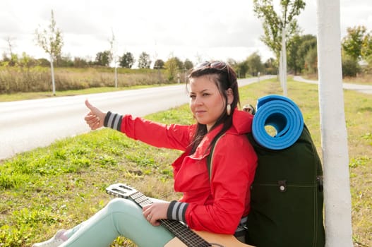 Roadside hitchhiker