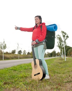 Roadside hitchhiker