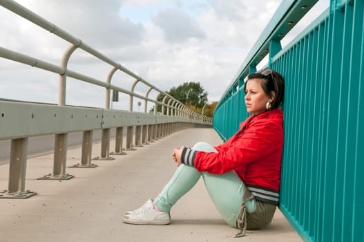 Thoughtful teenager