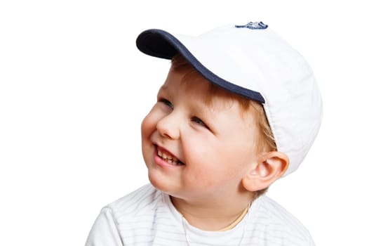 Portrait of the little boy, close up