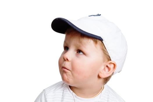 Portrait of the little boy, close up