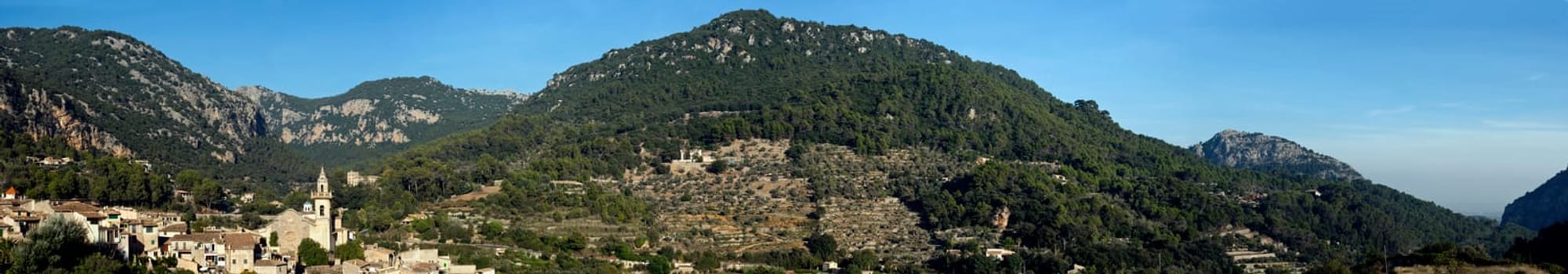 Valldemossa in the Serra de Tramuntana,Mallorca