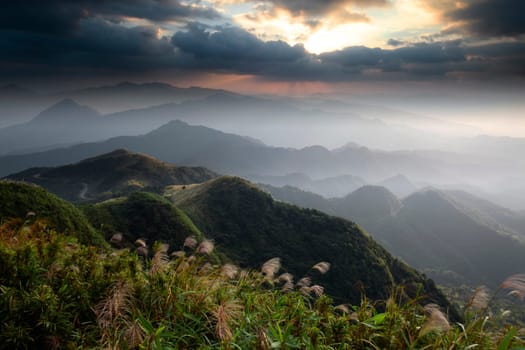 Fifth Mountain Sunrise, the new Taipei, Taiwan for adv or others purpose use