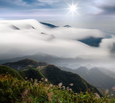 Fifth Mountain Sunrise, the new Taipei, Taiwan for adv or others purpose use