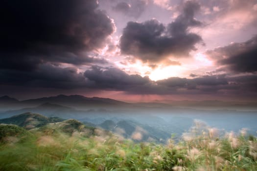 Fifth Mountain Sunrise, the new Taipei, Taiwan for adv or others purpose use