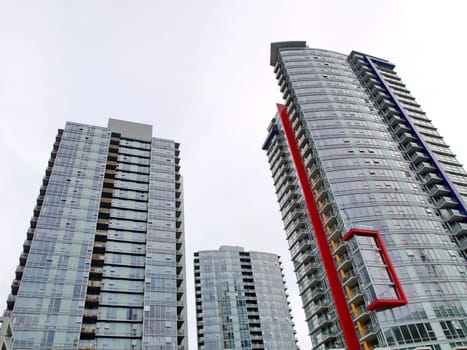 Modern buildings