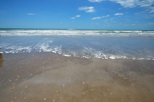 beach on the Atlantic ocean in Senegal