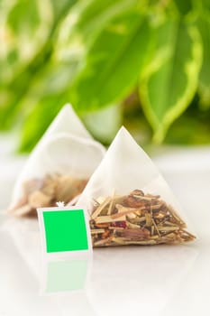 Teabag on the table