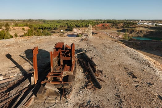 Abandoned mine of Lousal in Grandola, Portugal