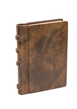 precious book with fine leather cover