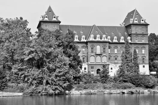 Castello del Valentino castle in Turin Italy