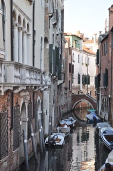 View of the city of Venice (Venezia) in Italy