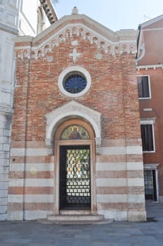 View of the town of Venice (Venezia) in Italy
