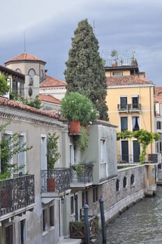 View of the city of Venice (Venezia) in Italy