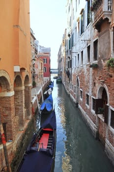 View of the city of Venice (Venezia) in Italy
