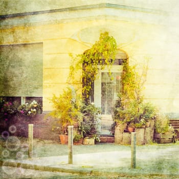 An entrance in Berlin Schöneberg in late summer 2012