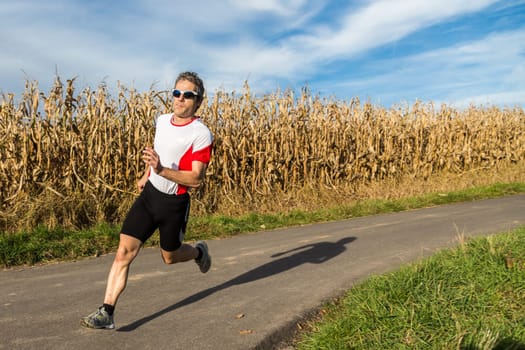 Joggers in competition