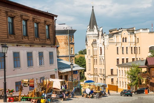 Andreevsky descent in Kyiv, Ukraine. Taken on August 2012.