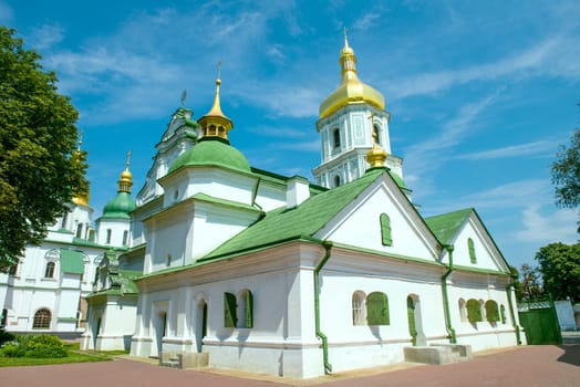 St.Michael's Golden Domed monastery in Kyiv, Ukraine. Taken on August 2012.