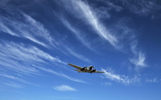 JU 52 in the clouds