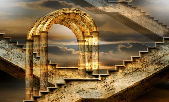 Magic stairway