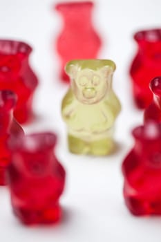 Gummy bears in the spotlight
