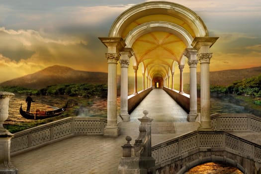 Gondolier`s magic course