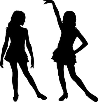 Joy silhouette children