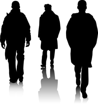 Silhouette fashion men