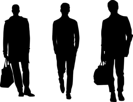 Silhouette fashion men