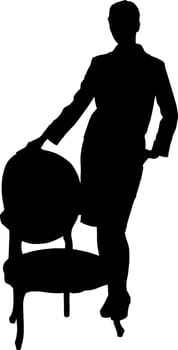 Fashion girl silhouette