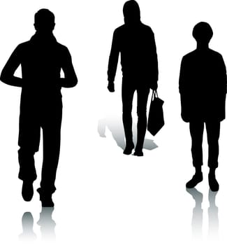 Silhouette fashion men