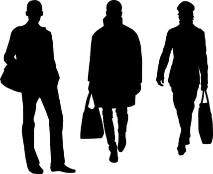 Silhouette fashion men
