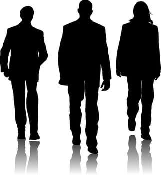 Silhouette fashion men