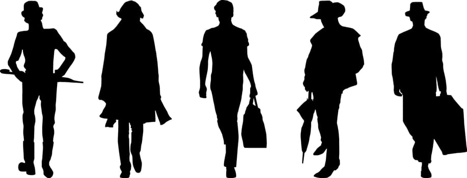 Silhouette fashion men