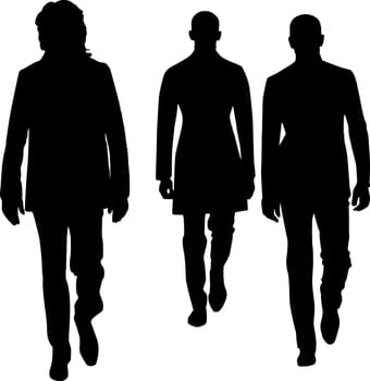 Silhouette fashion men