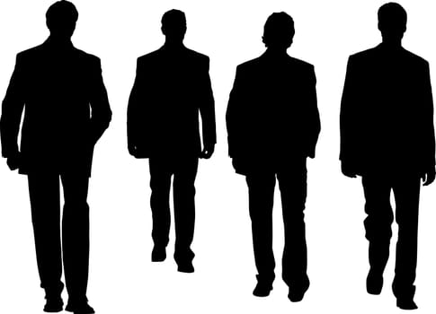 Silhouette fashion men
