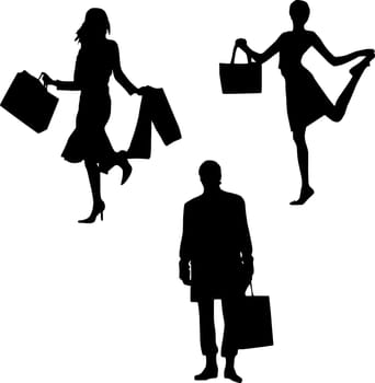 Shopping mania - men and women