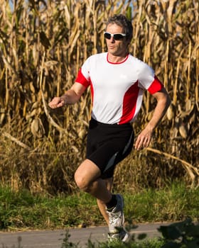 Joggers in competition
