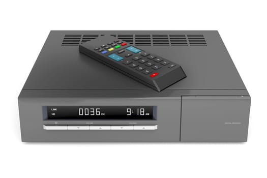 Digital receiver with remote control