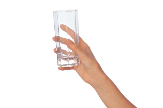 woman giving a glass with water to patient