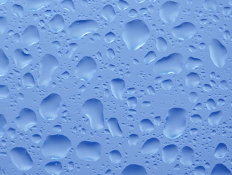 Water drops on the window for background
